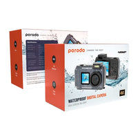 Porodo Dual Screen Waterproof Camera with 18x Zoom