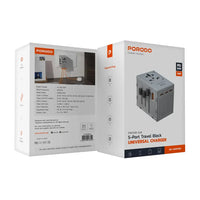 Porodo 5-Port GaN Universal Travel Charger