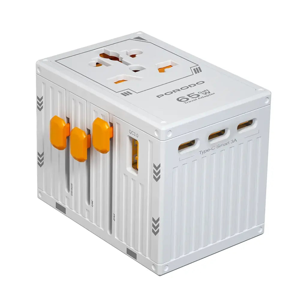 Porodo 5-Port GaN Universal Travel Charger