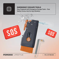 Porodo Lifestyle Vehicle Emergency Kit And Tool Cleaner