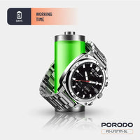 Porodo Chrono Steel Smart Watch