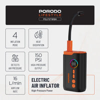 Porodo Lifestyle 55W Portable Tire Inflator 150 PSI