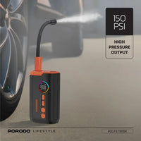 Porodo Lifestyle 55W Portable Tire Inflator 150 PSI
