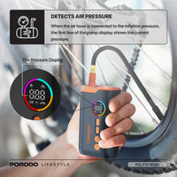 Porodo Lifestyle 55W Portable Tire Inflator 150 PSI