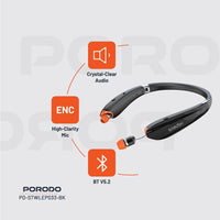 Porodo Soundtec Echo Flex Retractable ENC Neckband