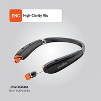Porodo Soundtec Echo Flex Retractable ENC Neckband
