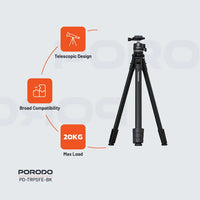 Porodo Ultra Light Aluminum Tripod