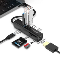 Porodo 7-In-1 Multi-Port USB Hub with 5Gbps Transfer Speed
