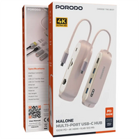 Porodo Malone Multi-Port USB-C Hub