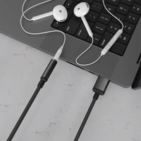 Porodo Audiolink 3.5mm to USB-A Audio Adapter