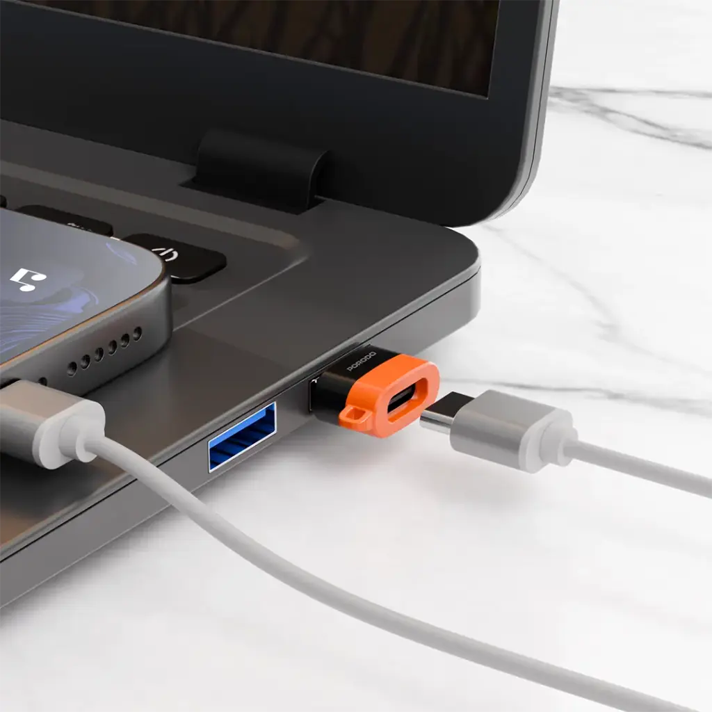 Porodo SnapCharge USB-A to USB-C Adapter