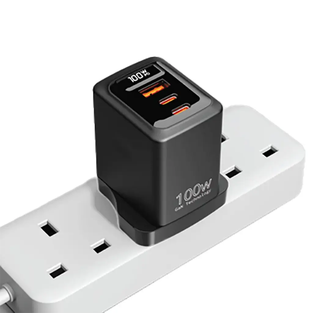 Porodo GaN 100W Multi-Port Wall Charger