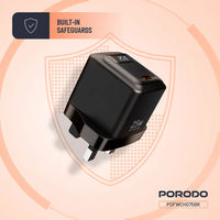 Porodo GaN 25W USB-C Wall Charger