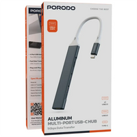 Porodo Aluminum Multi-Port USB-C Hub