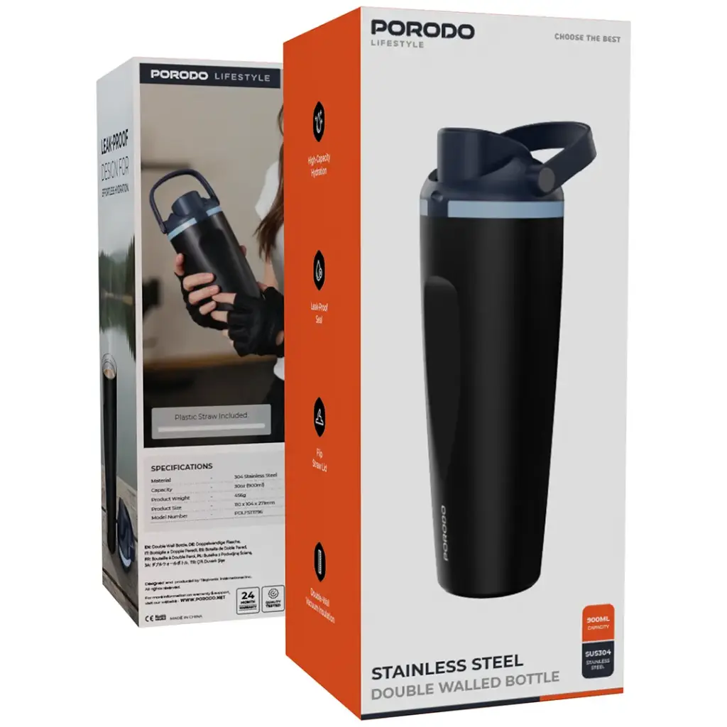 Porodo Lifestyle Stainless Steel Double Walled Bottle