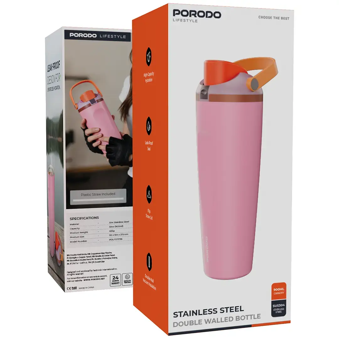 Porodo Lifestyle Stainless Steel Double Walled Bottle