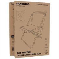 Porodo Lifestyle Foldable Camping Chair & Table