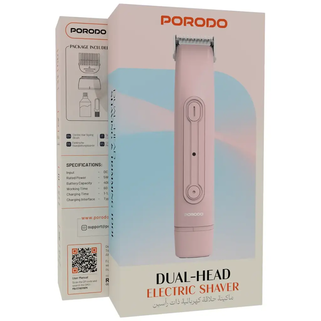 Porodo Dual-Head Electric Shaver