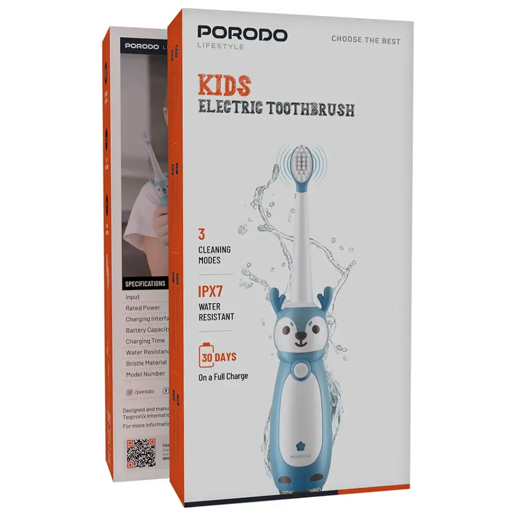 Porodo Lifestyle Electric Toothbrush for Kids