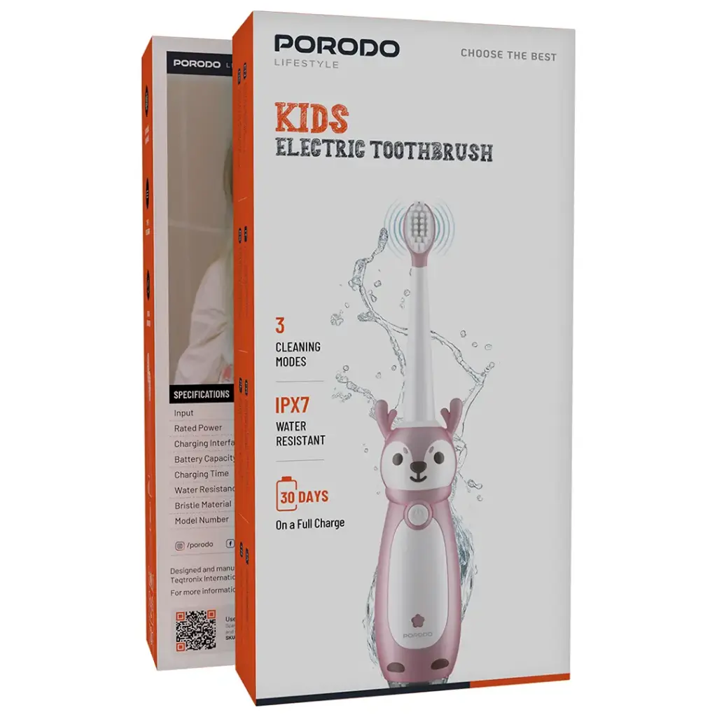 Porodo Lifestyle Electric Toothbrush for Kids