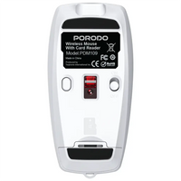 Porodo Wireless Mouse 1600DPI with Card Reader