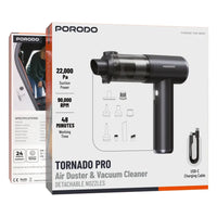Porodo Tornado Pro Air Duster & Vacuum Cleaner