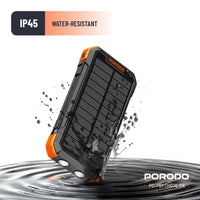 Porodo Power Bank 20000mAh 4-Panel Solar
