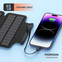 Porodo Power Bank 20000mAh 4-Panel Solar
