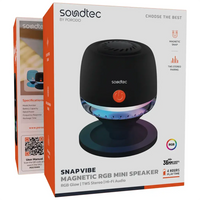 Porodo Soundtec Snap Vibe Magnetic RGB Mini Speaker