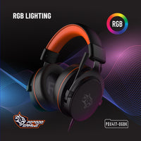 Porodo Gaming 7.1 Surround Sound PC RGB Headset