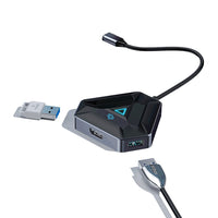 Porodo Gaming 6-in-1 USB-C Hub 100W PD