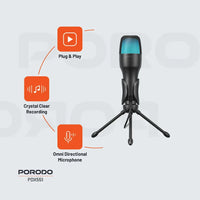 Porodo Gaming PDX551 Condenser Microphone