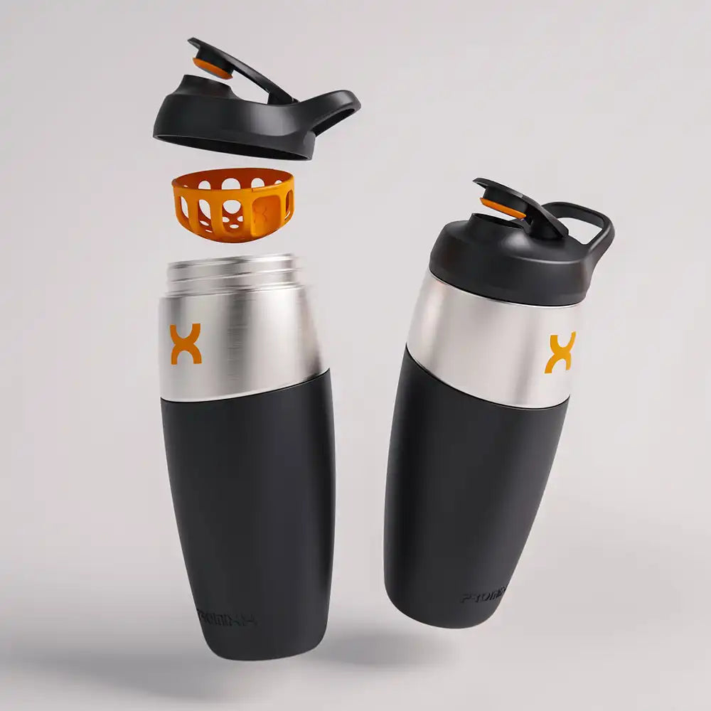 Promixx Pursuit Stainless Steel Shaker - 950 ml - Protein Mixer - Pro Sports | Shop online in Kuwait