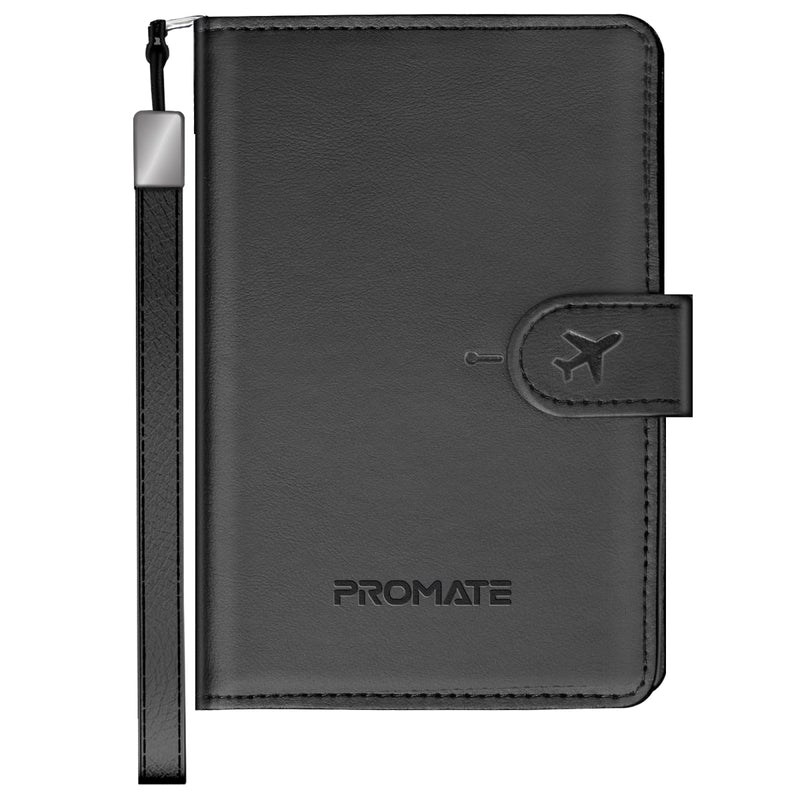 Promate PassMate RFID Passport Holder with Tracking