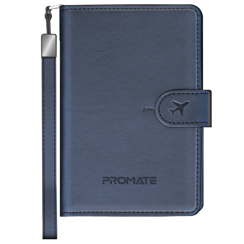 Promate PassMate RFID Passport Holder with Tracking