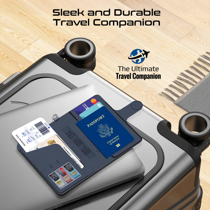 Promate PassMate RFID Passport Holder with Tracking