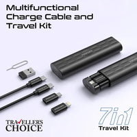 Promate PERK All in 1 Charging Cable Travel Kit