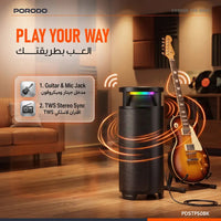 Porodo Soundtec SoLoud Portable 120W Party Speaker