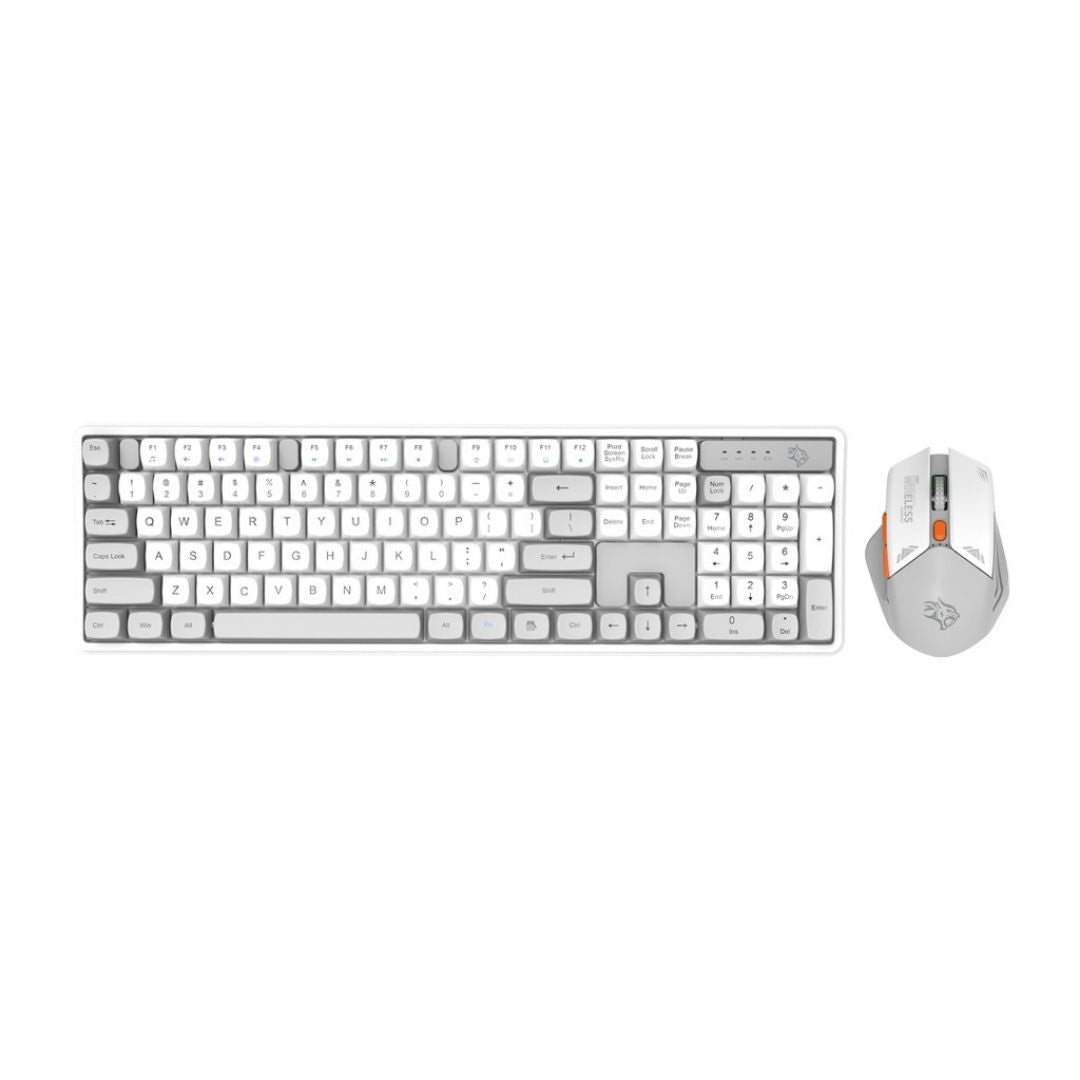 Porodo Gaming PDX225 Wireless Keyboard & Mouse Set 2.4GHz 1600 DPI