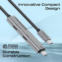 Promate PortLink C3 100W Dual USB C Port Cable