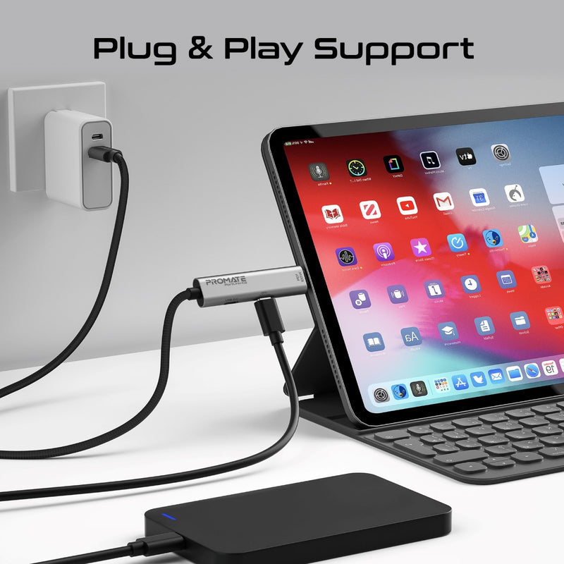 Promate PortLink C3 100W Dual USB C Port Cable