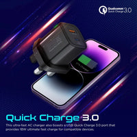 Promate PowerPort 25AC 25W Dual Port Charger