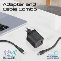 Promate PowerPort 25CC 25W Charger with Cable