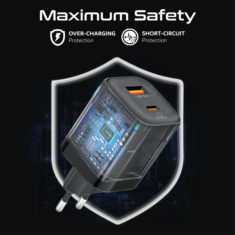 Promate PowerPort 25CC 25W Charger with Cable
