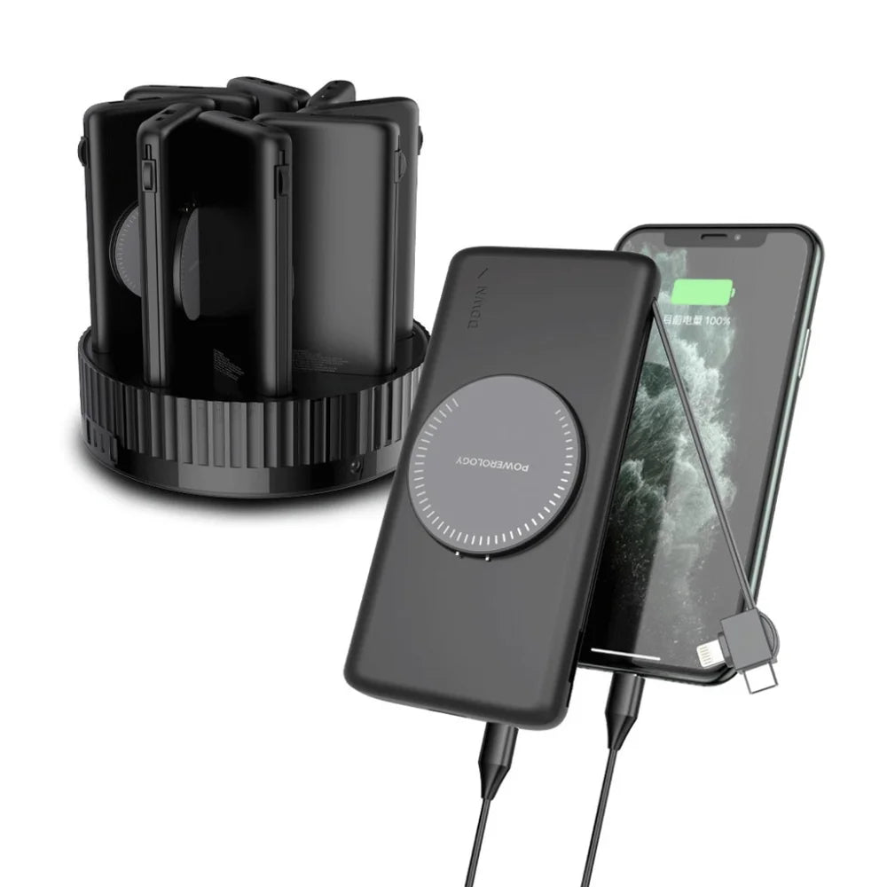 Powerology 8-in-1 10000mAh Power Bank Station