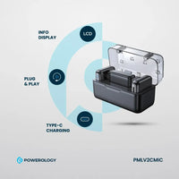 Powerology Dual Microphone Professional Set 2.4GHz