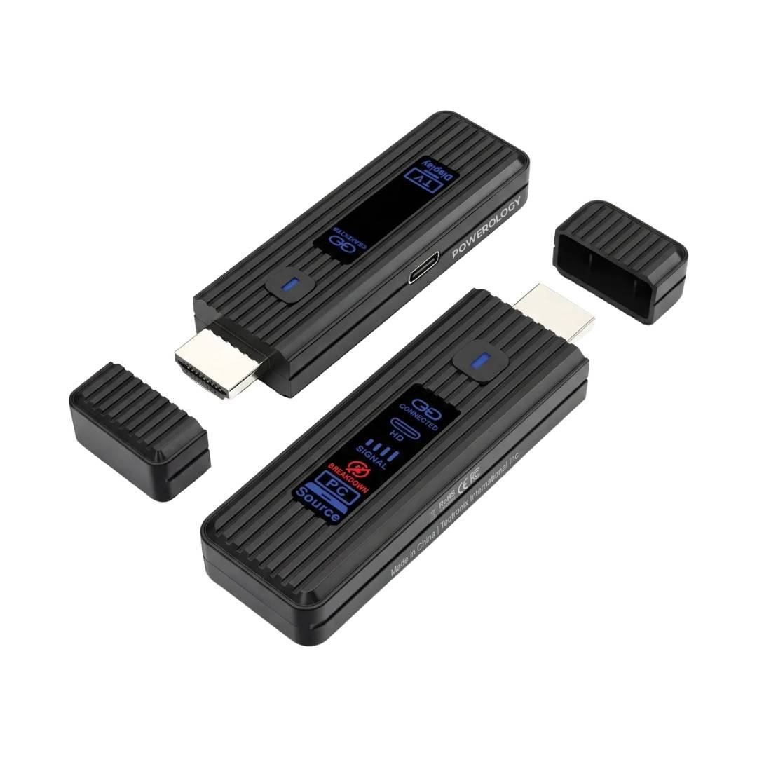 Powerology PWL50D VELINK Wireless HDMI Transmitter & Receiver 1080P 50m