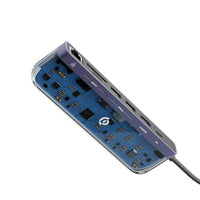 Powerology Crystalline Series 7 in 1 USB-C Multi Hub
