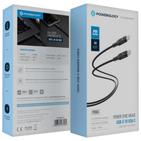 Powerology Power Sync Flex USB-A To USB-C Cable