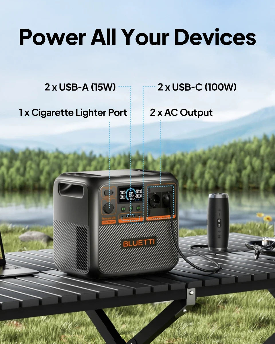 Bluetti 2700W 2073.6Wh Premium 200 V2 Portable Power Station